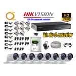 Kit-8-Camaras-de-Seguridad-Exterior-Hikvision-Hd-720P-Disco-1Tb-Wd