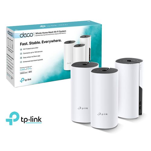 TP-Link Deco M4 3 Pack Sistema Wi-Fi 5 GHz 2,4 GHz Mesh AC1200