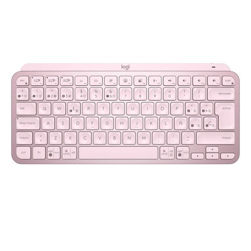 Teclado Logitech Mx Keys Mini Multi-Device Bt Iluminado Rose Sp