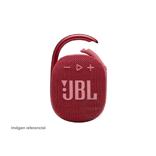 Parlante JBL CLIP 4 Bluetooth Rojo