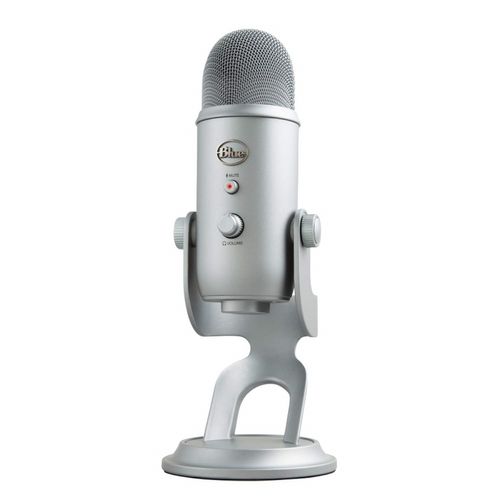 Blue - Micrófono Yeti USB Ultimate Professional Silver