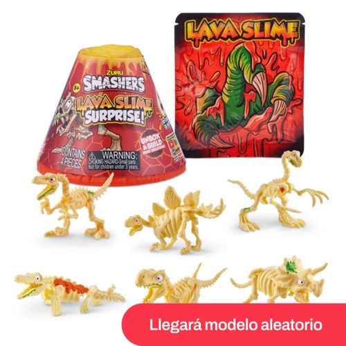 Juguete Sorpresa Smashers Small Volcano Lava Slime
