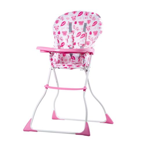 Silla De Comer Para Bebe Ebaby Cassie New Rosado