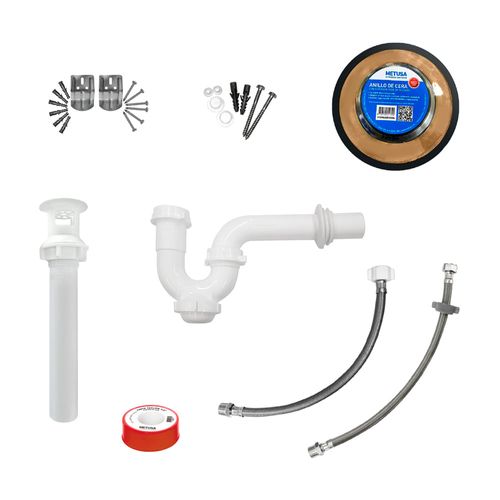 Kit para instalación 1/2" baño v2 Metusa