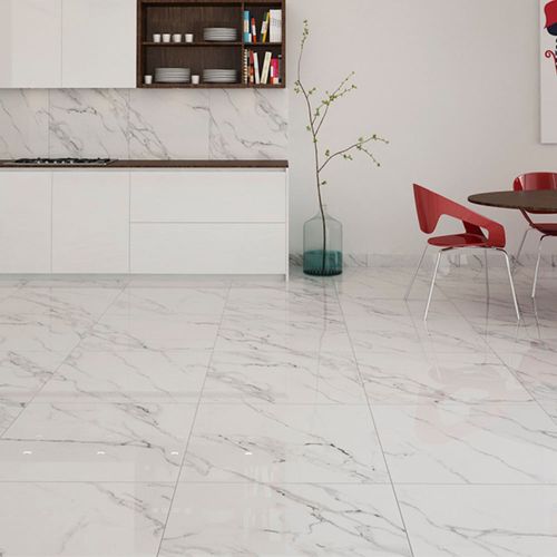 Piso Porcelanato Marmolizado Marble Drava Pulido 60x60cm 1.44m2 Klipen