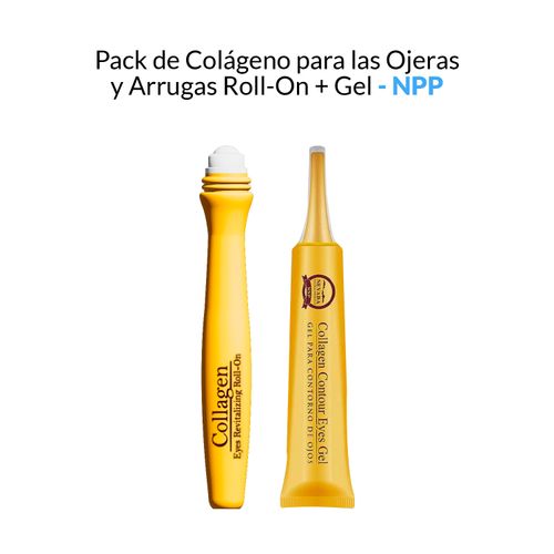 Pack Cólageno para contorno de ojos Gel + Rollon