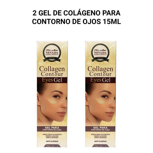 2 Gel de Colageno para Contorno de Ojos 15ml