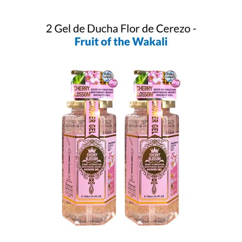 2 Gel de Ducha Flor de Cerezo - Fruit of the Wakali