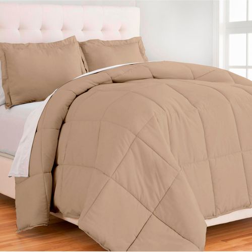 Edredon 2 Plazas con Fundas de Almohada de Algodon Lino