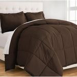 Edredon-15-Plazas-con-Fundas-de-Almohada-de-Algodon-Marron