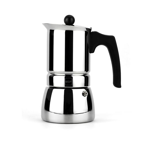 Cafetera Acero Inoxidable 6 Tazas Magefesa Genova