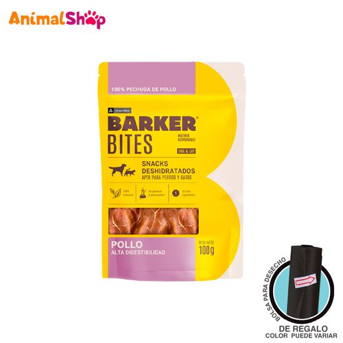 Premio Deshidratado Barker Bites Pollo 100 Gr