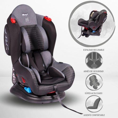 SILLA DE AUTO EBABY «CONETA» GRIS