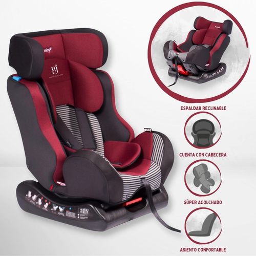 SILLA DE AUTO EBABY «FIREZA» ROJO