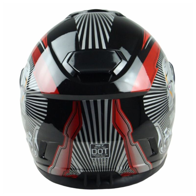 Casco-Moto-WLT-107-Skull-Black-Red--Medium-