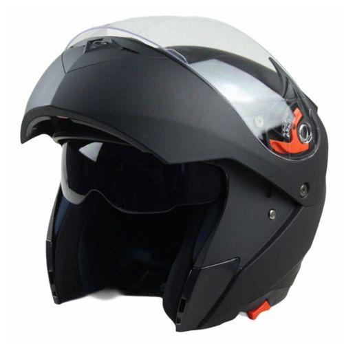 Casco Moto WLT 118 Solid Black Matt (Large)