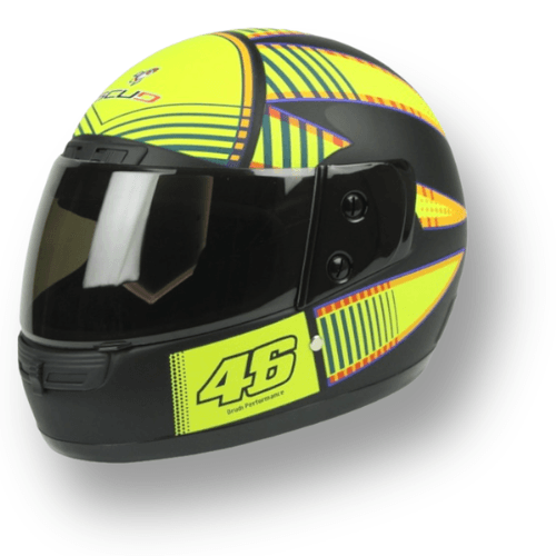 Casco Integral Scud 106 Lemon Yellow Matt (Large)