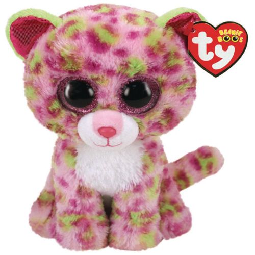 Peluche Ty Lainey Leopardo Rosa Regular