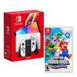 Consola-Nintendo-Switch-Modelo-Oled-Blanco---Super-Mario-Wonder