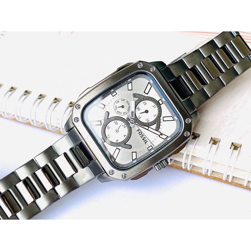 Reloj-Fossil-Inscription-BQ2657-Multifuncional-Acero-Inoxidable-Gris-Gunmetal