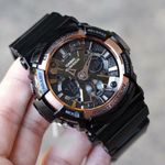 Reloj-Casio-G-Shock-GA200RG-1A-Analogico-Digital-Luz-Led-Resina-Negro