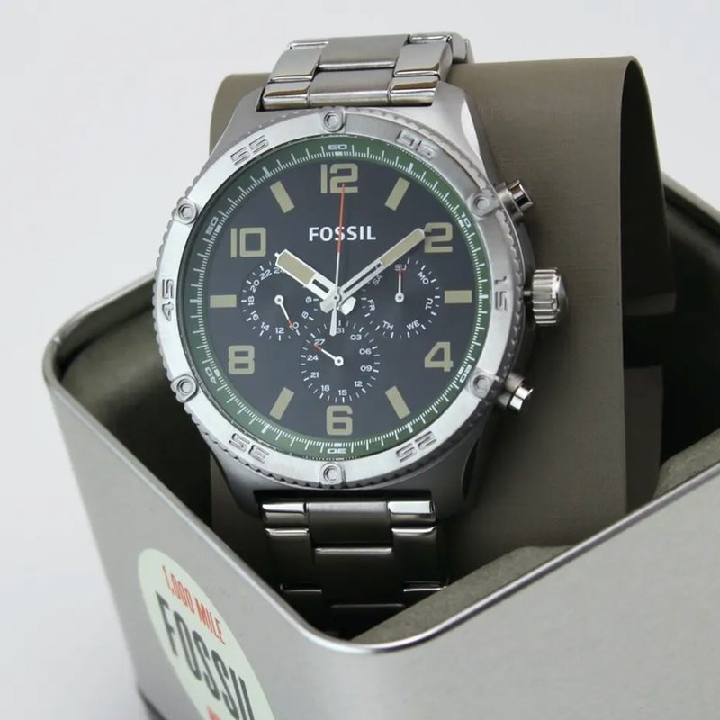 Reloj-Fossil-Brox-BQ2624-Multifuncional-Acero-Inoxidable-Plateado-Dial-Negro
