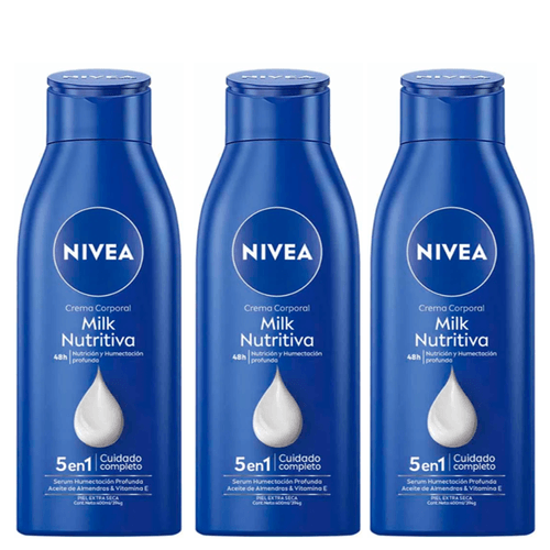 Crema Corporal NIVEA Milk Nutritiva (Piel Extra Seca) - Frasco 400ml