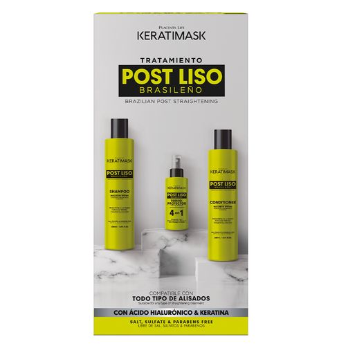 Keratimask Post Liso Brasileño Kit