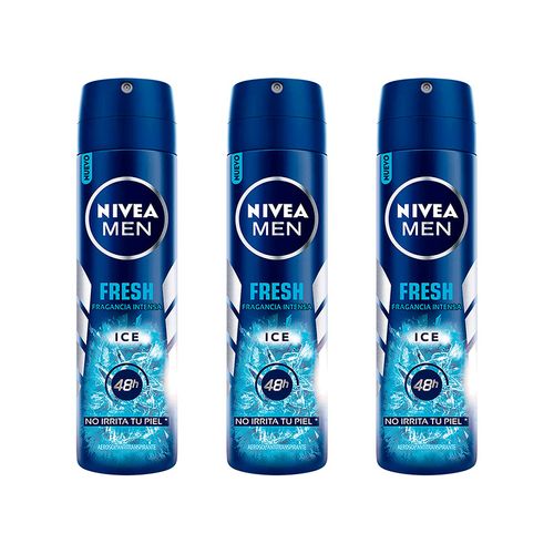 NIVEA Deo Fresh Ice Spray 150ML (x3)