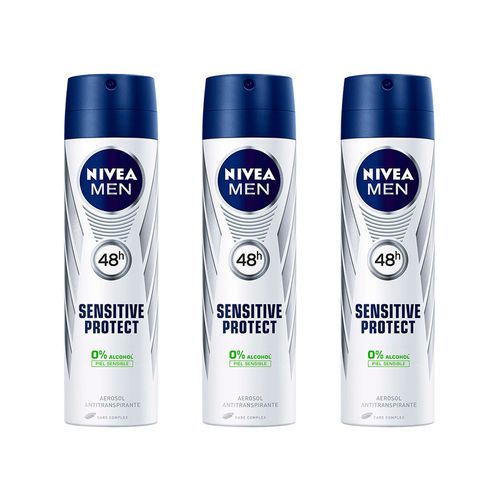 NIVEA Deo Sensitive Protect  Spray 150ML (x3)