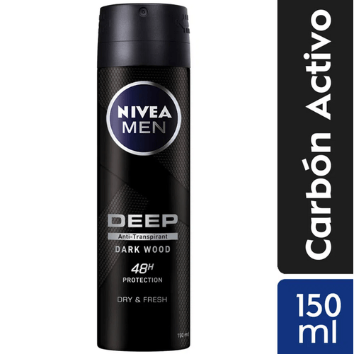 NIVEA Deo Deep Black Male Spray 150ML