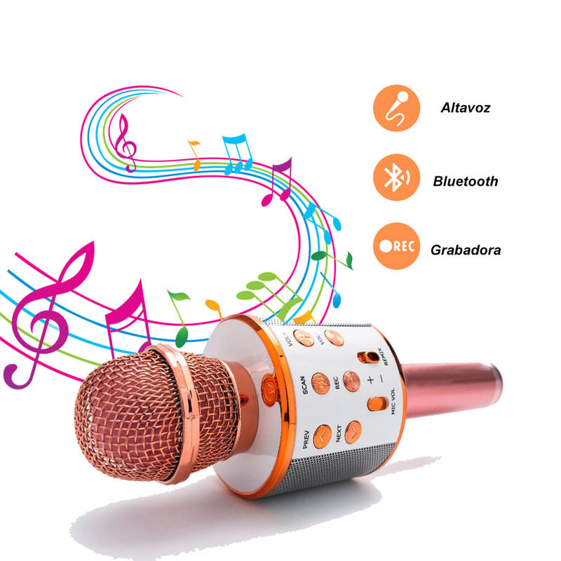 Microfono-Karaoke-Bluetooth-Inalambrico