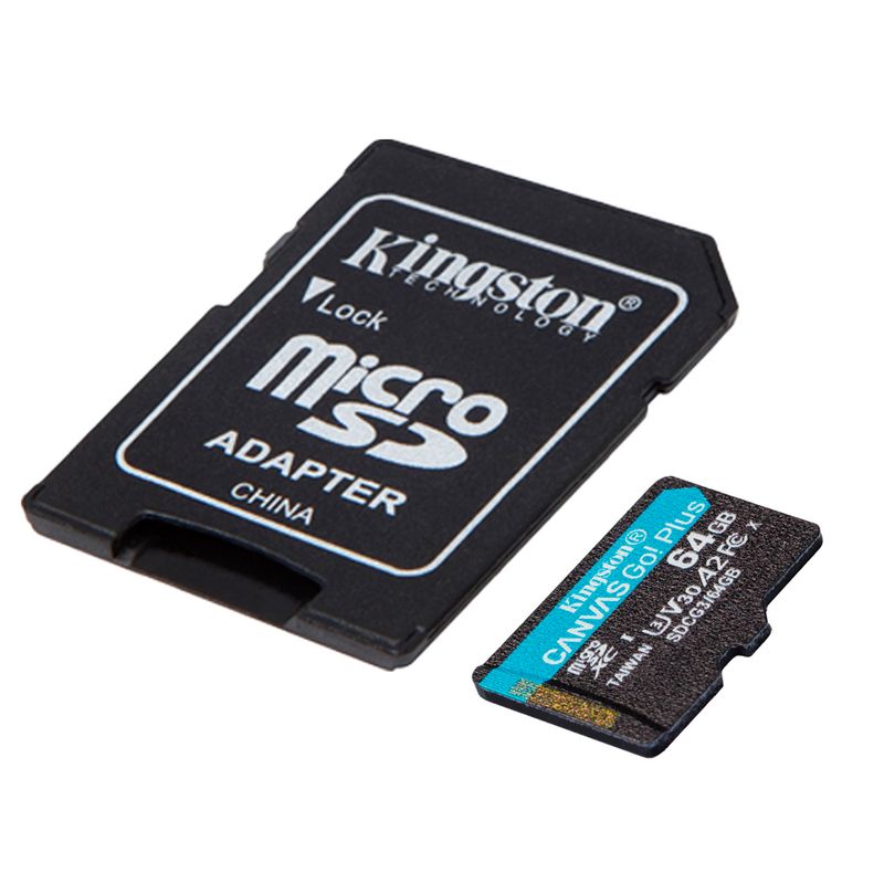 Memoria-Micro-SD-64GB-Kingston-CANVAS-Go--Plus-170MB-s