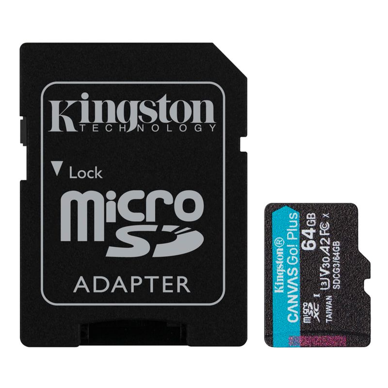 Memoria-Micro-SD-64GB-Kingston-CANVAS-Go--Plus-170MB-s