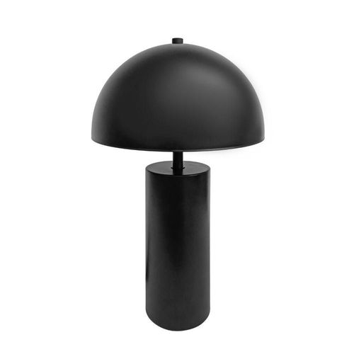 Lámpara Mesa Hongo Negra 38 cm