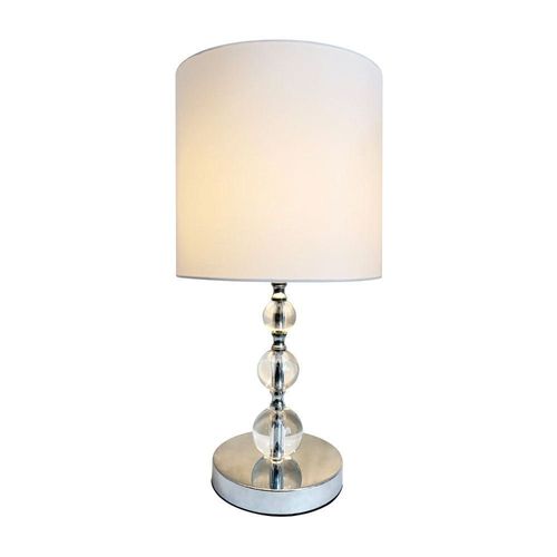 Lámpara Mesa Bolas Blanca 45 cm