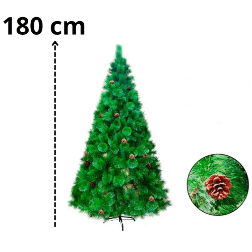 Árbol Con Piña 180cm De Alto  Base De Metal