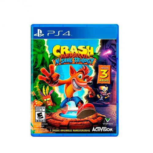 Videojuego Ps4 Crash bandicoot N-sane Trilogy