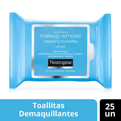 Toallitas Desmaquillantes Neutrogena Ultra Soft 25 Unidades