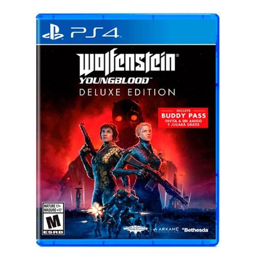 PS4 Videojuego Wolfenstein Youngblood Deluxe Edition