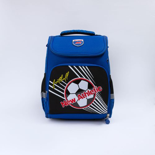 MOCHILAS NEW ATHLETIC SCHOOL MAX19 AZULINO CON NEGRO KIDS