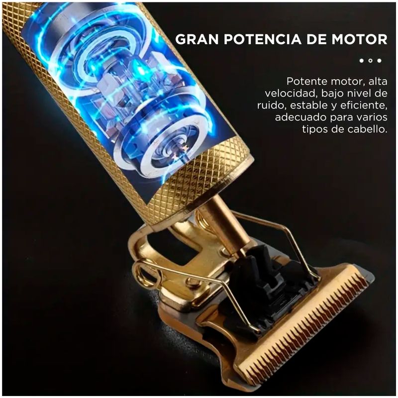 Maquina-de-Afeitar-Profesional-Cortadora-Patillera-Hair-Clipper-Gold-RAF-R428