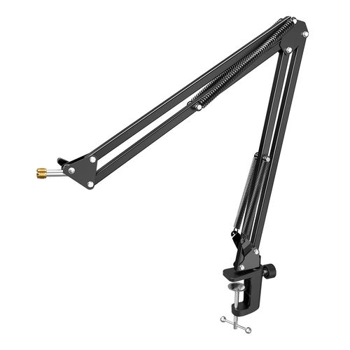 Fifine - Brazo para Micrófono CS1 3/8 o 5/8 pulgadas - Negro