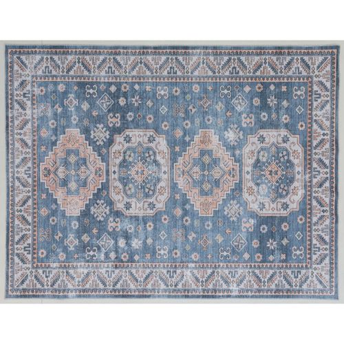 Alfombra Vintage Azul 150 cm x 200 cm