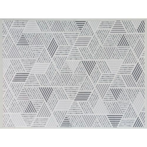 Alfombra Geometrica Gris 150 cm x 200 cm