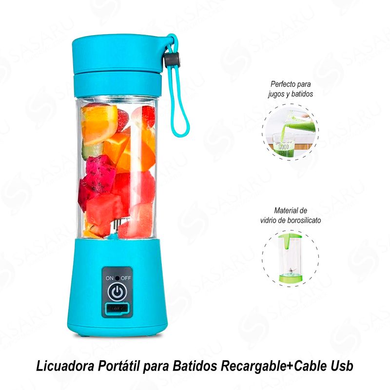 Licuadora-Portatil-para-Batidos-Recargable-Cable-Usb