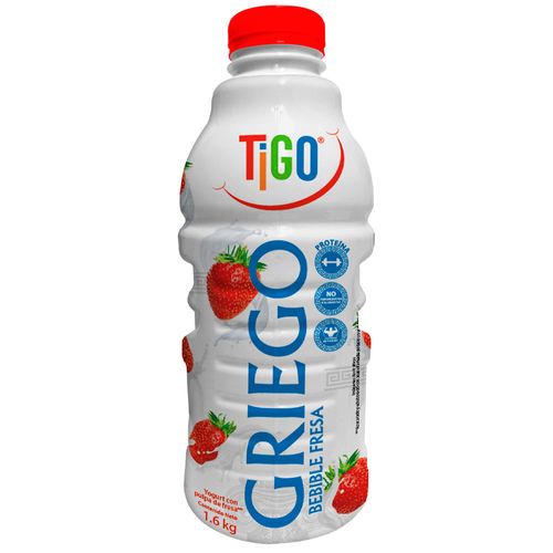 Yogurt Griego Bebible TIGO Fresa Galonera 1.6K