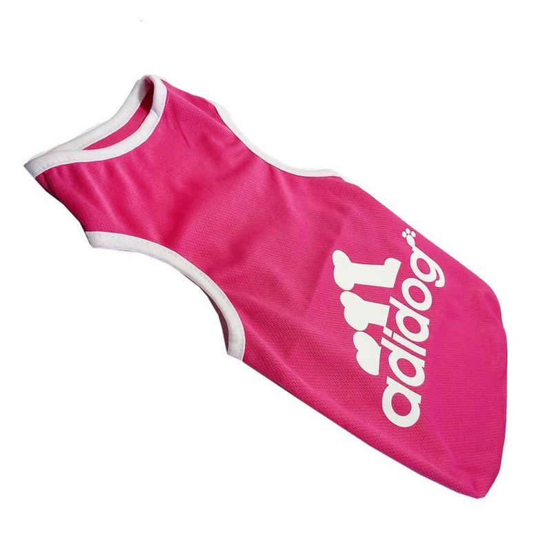 Ropa-Para-Perro-o-Gato-Polo-Manga-Cero-Fucsia-Talla-L