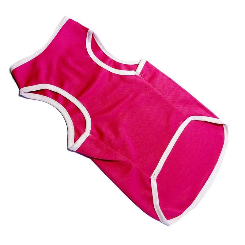 Ropa-Para-Perro-o-Gato-Polo-Manga-Cero-Fucsia-Talla-L