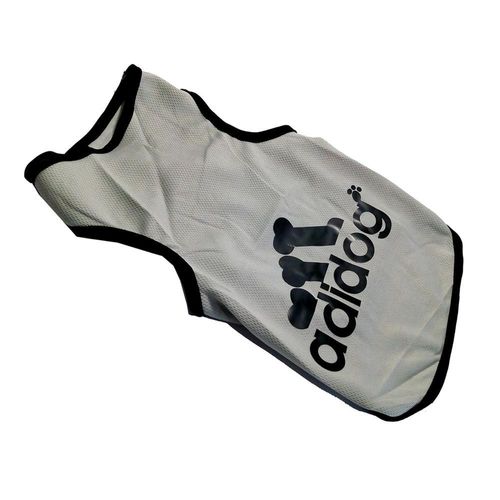 Ropa Para Perro o Gato Polo Manga Cero Gris Talla L